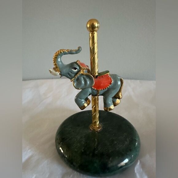 vintage Spoontiques carousel elephant figurine - Picture 5 of 5